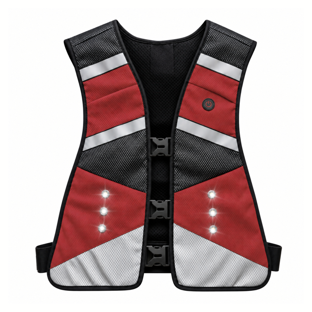EquiLight Rider Vest Pro ®| LED Hi-Vis Riding Vest for Equestrians
