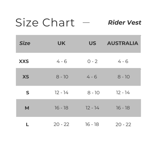 EquiLight LED Rider Vest in Black and Lime with rechargeable LED lights and reflective detailing, lightweight hi-vis safety vest for horse riders, last remaining stock in size UK 6 (XXS)
