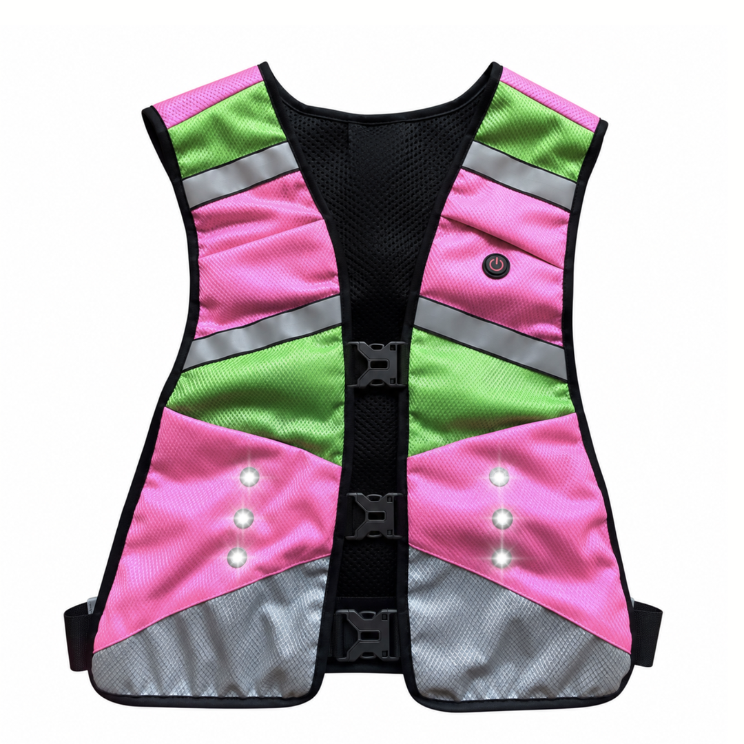 EquiLight Rider Vest Pro ®| LED Hi-Vis Riding Vest for Equestrians
