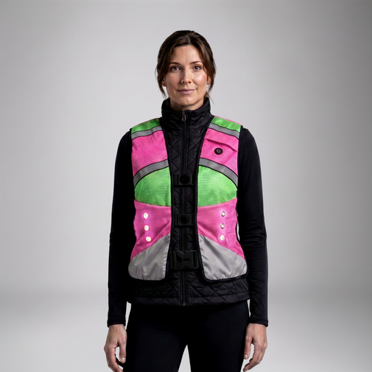 EquiLight Rider Vest Pro ®| LED Hi-Vis Riding Vest for Equestrians