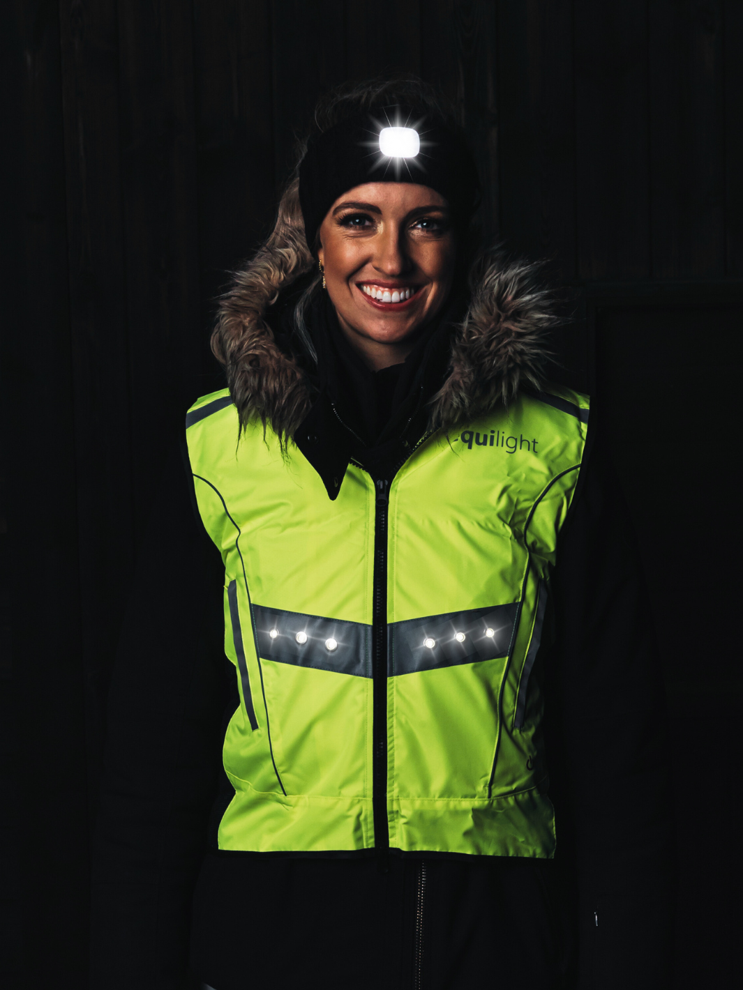 The Equi Light LED Hi-Vis Gilet