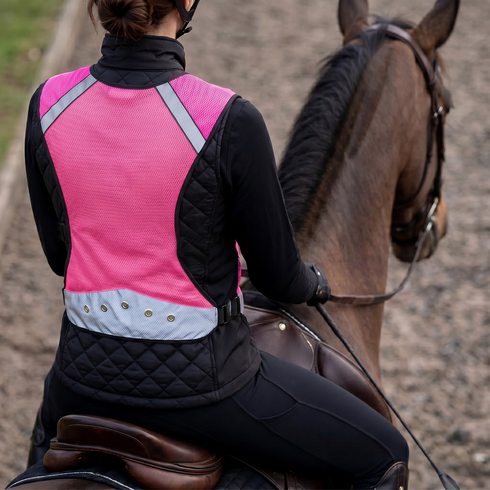 EquiLight Rider Vest Pro ®| LED Hi-Vis Riding Vest for Equestrians