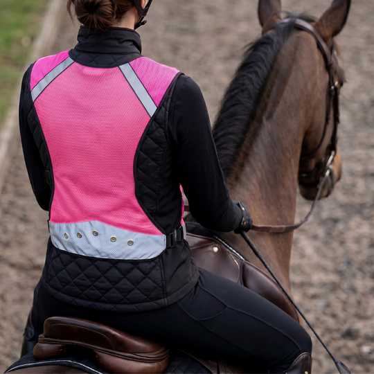 EquiLight Rider Vest Pro ®| LED Hi-Vis Riding Vest for Equestrians