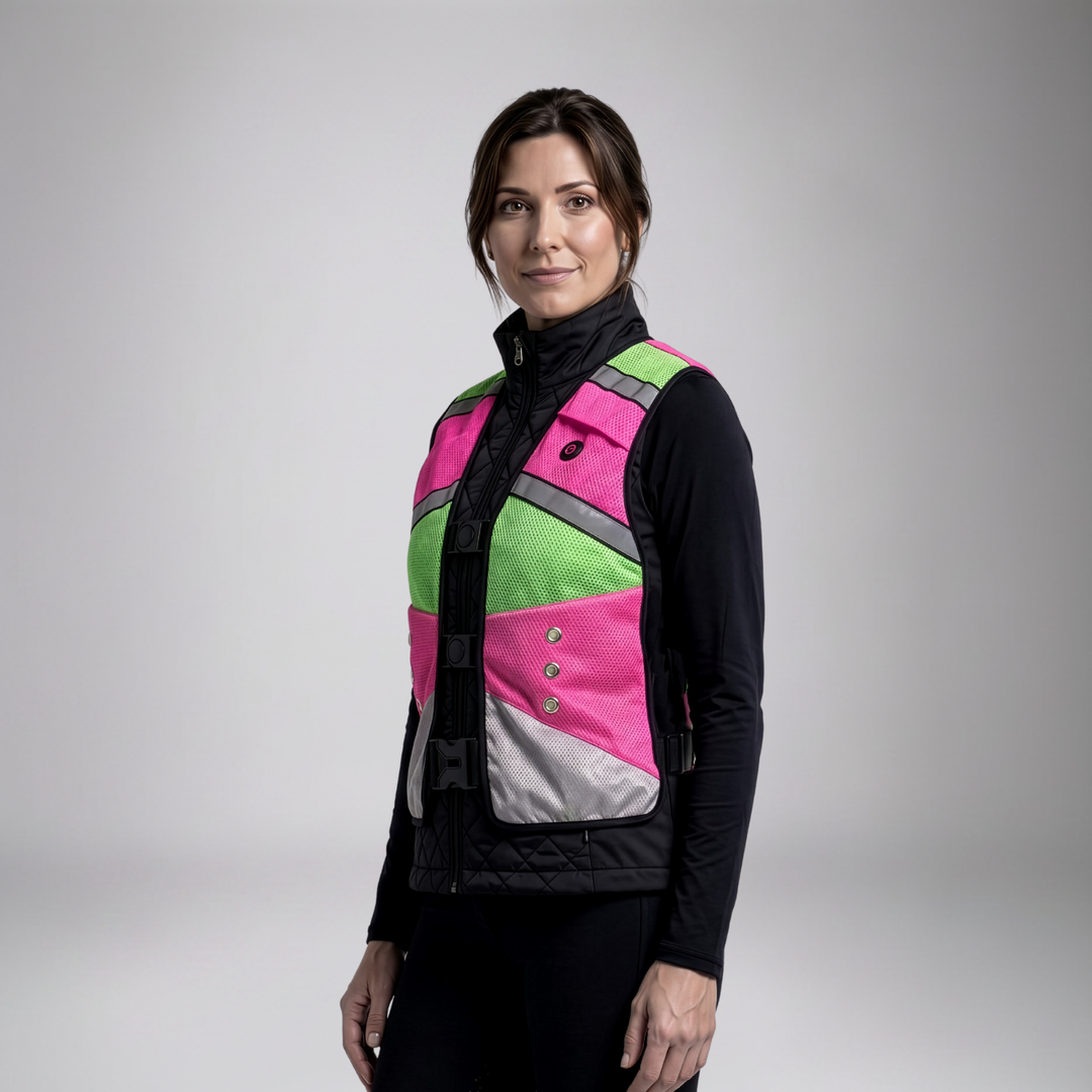 EquiLight Rider Vest Pro ®| LED Hi-Vis Riding Vest for Equestrians