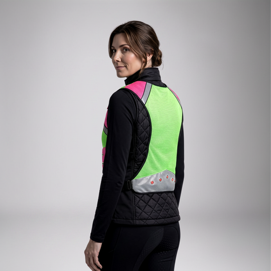 EquiLight Rider Vest Pro ®| LED Hi-Vis Riding Vest for Equestrians