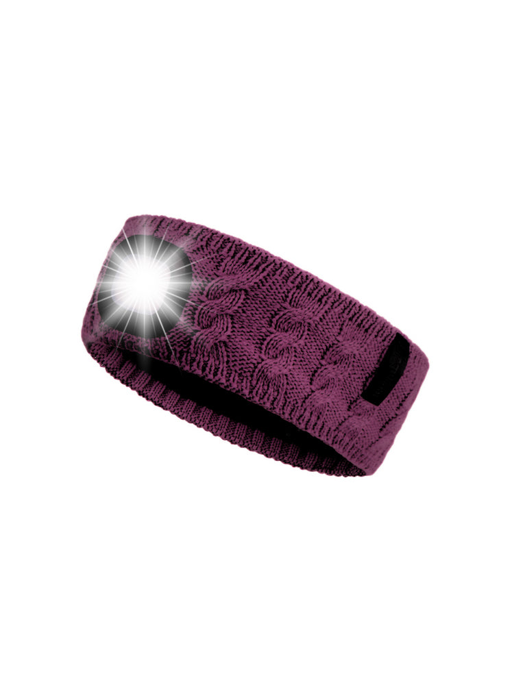 Equi Light LED Headband Burgundy