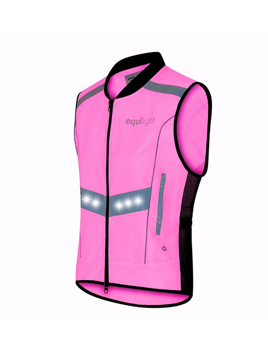 Equi Light LED Hi-Vis Gilet Pink