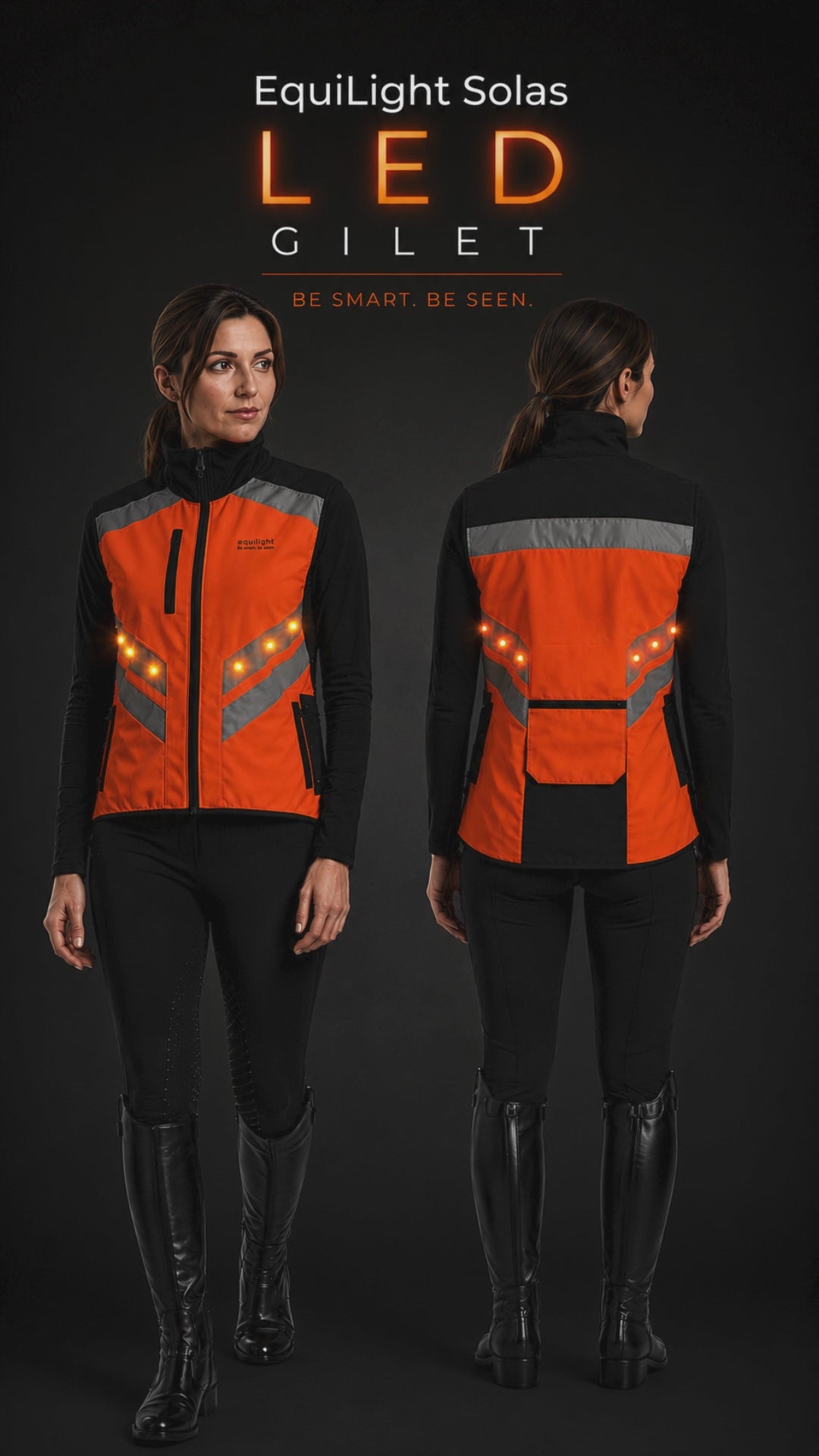 EquiLight Solas - LED Riding Vest