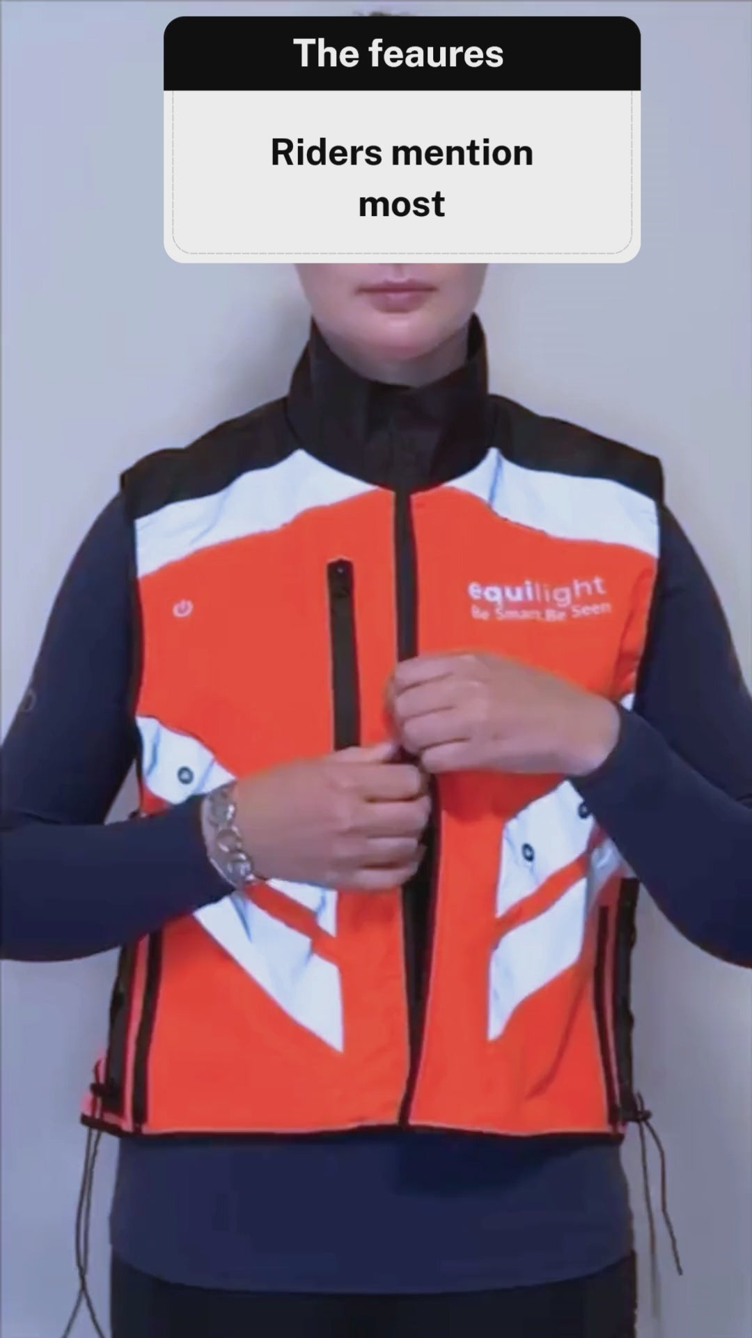 EquiLight Solas - LED Riding Vest
