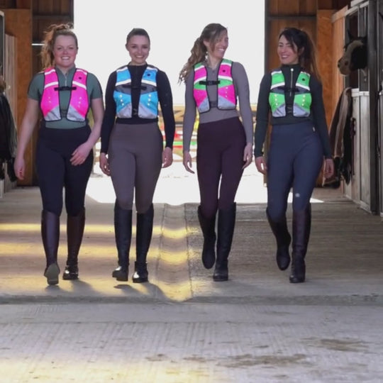 EquiLight Rider Vest Pro ®| LED Hi-Vis Riding Vest for Equestrians