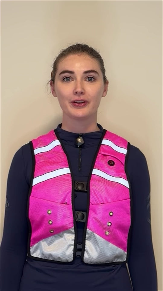 EquiLight Rider Vest Pro ®| LED Hi-Vis Riding Vest for Equestrians