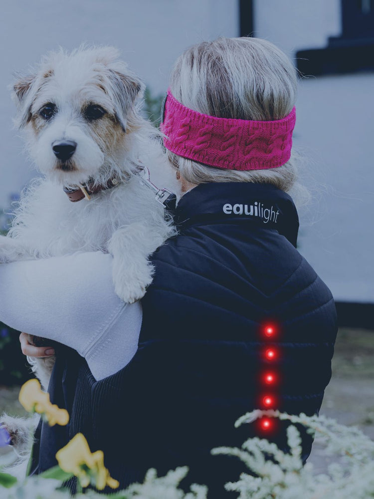 Equi Light Classic LED Gilet Black with red lights